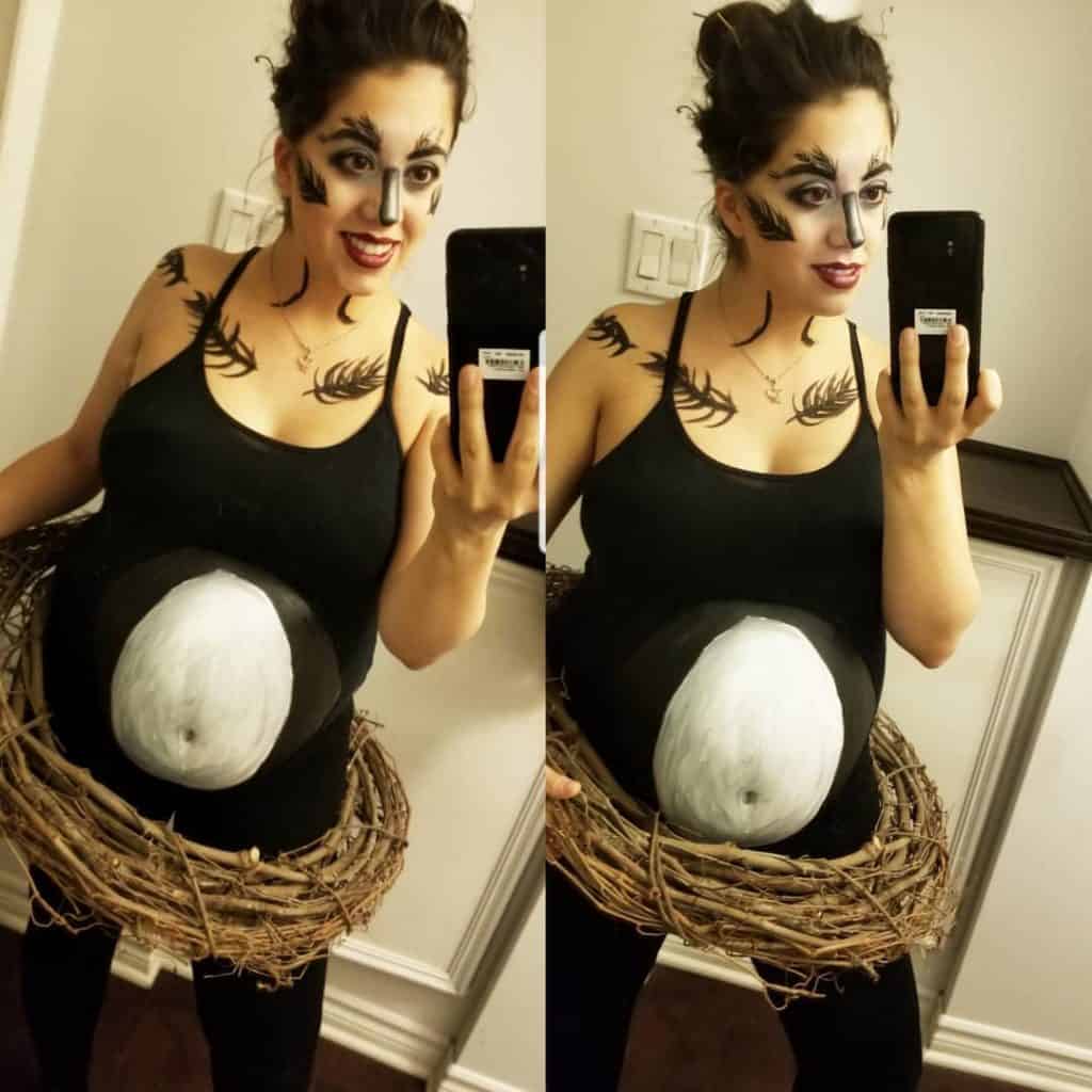 pregnant halloween costume_nesting