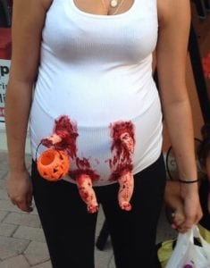 pregnant halloween costume_zombie
