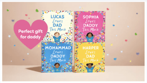 personalized fathers day book