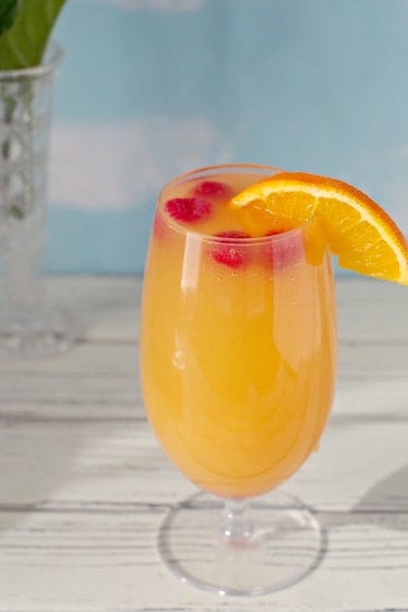 Mimosa healthy mocktail for pregnancy